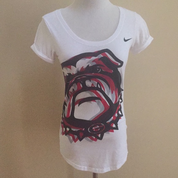 Nike Tops - Nike UGA Top Small Red/Black/White University of Georgia